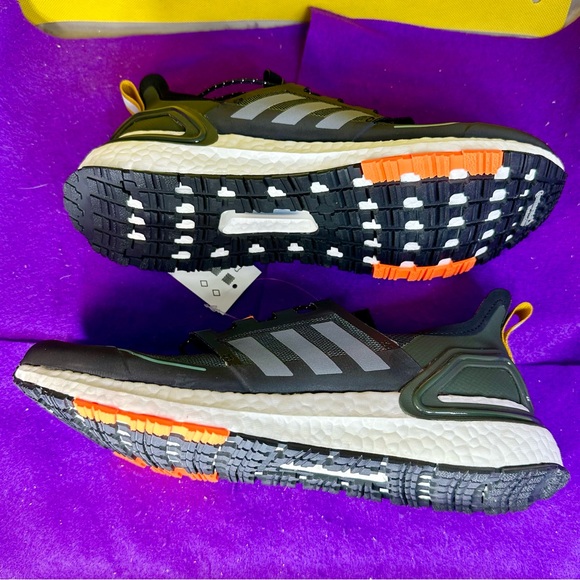 New adidas Ultra Boost Cold.RDY Men’s Size 8 Black Signal Orange EG9798 Sneakers - Picture 7 of 12